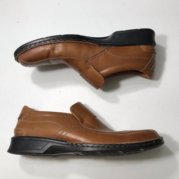 Clarks  Collection Men\'s Tan Leather Slip-On Loafers Size 10M SB-07 main image 6